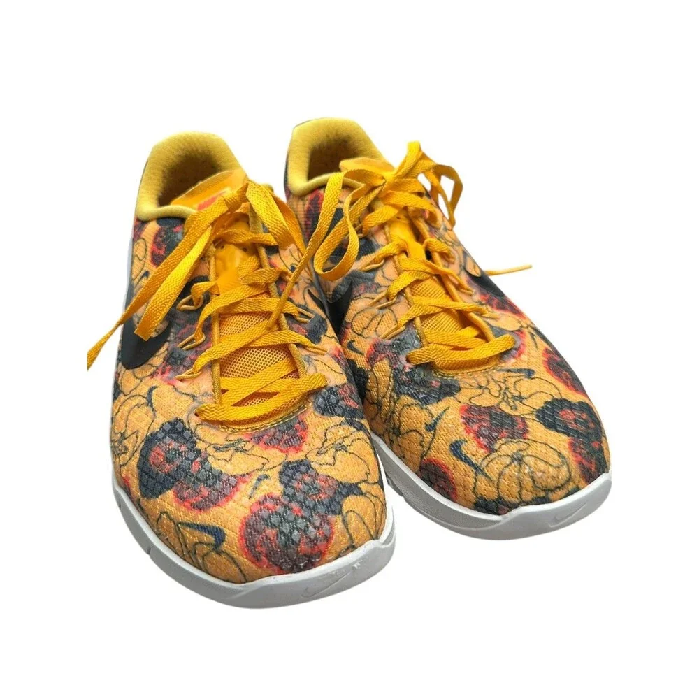 Nike Metcon 4 XD Premium Floral Gold Training Shoe Women’s 8 CrossFit HIIT